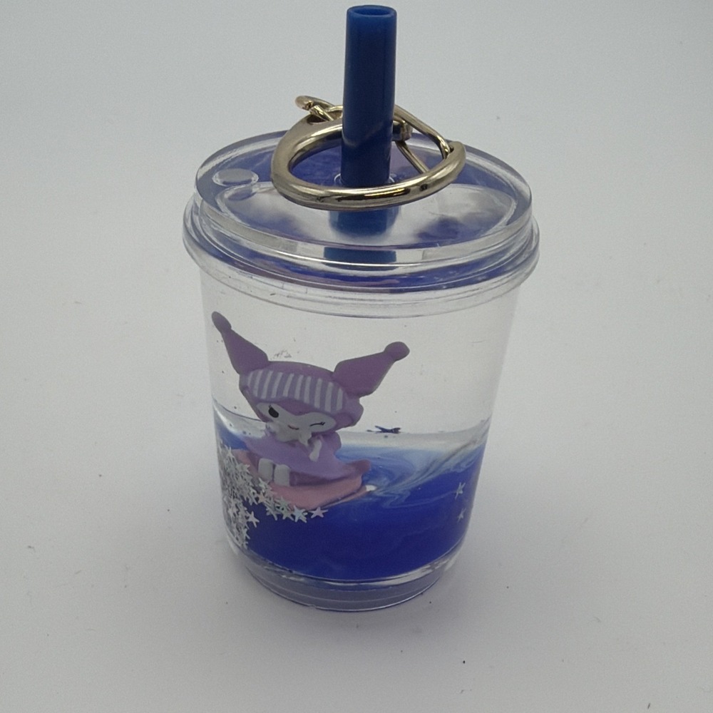 Kuromi Boba‎ Tsunameez Liquid Keychain